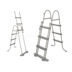 Basen ogrodowy 488 x 244 x 122 cm prostokątny antracyt Bestway 56996 18w1