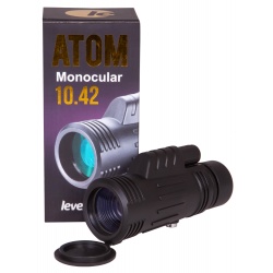 Monokular Levenhuk Atom 10x42 powiększenie 10x Średnica soczewki obiektywowej 42 mm