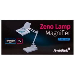 Lupa Levenhuk Zeno Lamp ZL25 LED powiększenie 2x rozmiar soczewki 190x160 mm oświetlenie LED