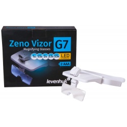 Okulary powiększające Levenhuk Zeno Vizor G7 rozmiar soczewki 100x30 mm oświetlenie LED