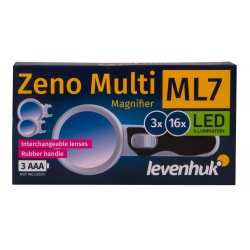 Lupa Levenhuk Zeno Multi ML7 wymienne soczewki oświetlenie LED