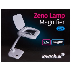 Lupa Levenhuk Zeno Lamp ZL9 powiększenie 2,5x rozmiar soczewki 180x110 mm oświetlenie LED