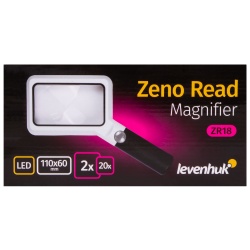 Lupa Levenhuk Zeno Read ZR18 powiększenie 2/20x średnica soczewki 108х63/21 mm oświetlenie LED