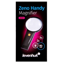 Lupa Levenhuk Zeno Handy ZH39 oświetlenie powiększenie 2/6x średnica 90/21 mm