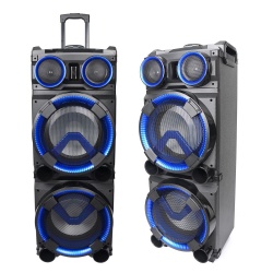 Mobilna kolumna z LED Ibiza STANDUP-DJ-MKII akumulator mikrofon i pilot
