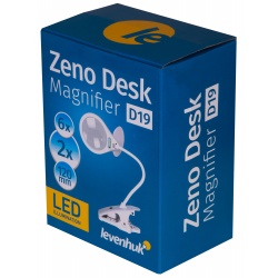 Lupa stołowa Levenhuk Zeno Desk D19 powiększenie 2/6x średnica 120/25 mm oświetlenie LED