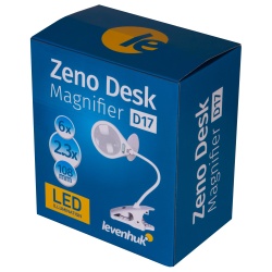 Lupa stołowa Levenhuk Zeno Desk D17 średnica 108/21 mm oświetlenie LED