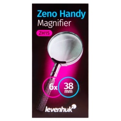 Lupa ręczna Levenhuk Zeno Handy ZH15 powiększenie 6x średnica 38 mm