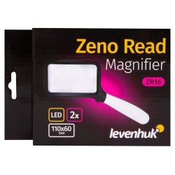 Lupa Levenhuk Zeno Read ZR16 powiększenie 2x średnica soczewki 108х63 mm oświetlenie LED