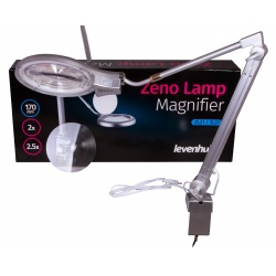 Lupa Levenhuk Zeno Lamp ZL21 LUM powiększenie 2/2,5x średnica 170 mm oświetlenie żarówkowe