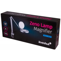 Lupa Levenhuk Zeno Lamp ZL21 LUM powiększenie 2/2,5x średnica 170 mm oświetlenie żarówkowe