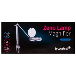 Lupa Levenhuk Zeno Lamp ZL21 LUM powiększenie 2/2,5x średnica 170 mm oświetlenie żarówkowe