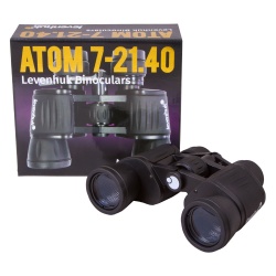 Lornetka Levenhuk Atom 7–21x40 powiększenie 7–21x średnica soczewki obiektywowej 40 mm