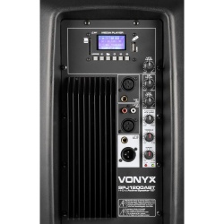 Kolumna na kółkach nagłośnienie mobilne aktywna z Bluetooth Vonyx SPJ-1200ABT