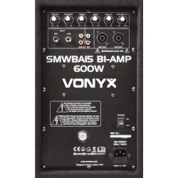 Subwoofer aktywny Bi-Amp Vonyx SMWBA15 wzmacniacz 2 x 150W