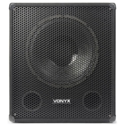 Subwoofer aktywny Bi-Amp Vonyx SMWBA15 wzmacniacz 2 x 150W