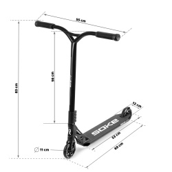 Hulajnoga wyczynowa SOKE NTR łożyska ABEC-9 carbon freestyle hulajnoga dla zaawansowanych