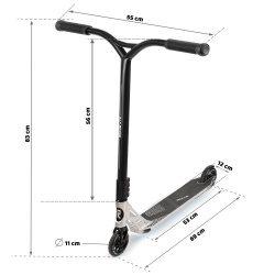 Hulajnoga wyczynowa SOKE NTR łożyska ABEC-9 carbon freestyle hulajnoga dla zaawansowanych