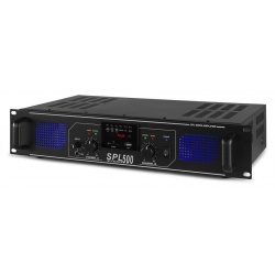 Wzmacniacz 2 x 250W Skytec SPL500MP3 tuner radiowy FM port USB SD