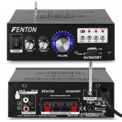 Wzmacniacz stereo 2x 40 Watt Fenton AV360BT z radiem FM USB SD MP3