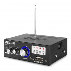 Wzmacniacz stereo 2x 40 Watt Fenton AV360BT z radiem FM USB SD odtwarzacz MP3