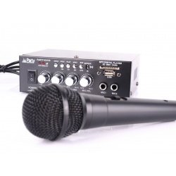 Zestaw do karaoke Party KA100 wzmacniacz 2 x 50W głośniki USB SD