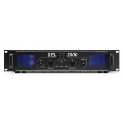 Wzmacniacz mocy 2 x 1000W Skytec SPL 2000 korektor dźwięku 3 wejscia RCA