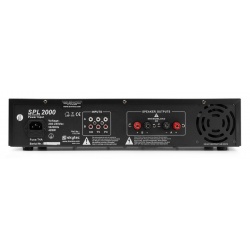 Wzmacniacz mocy 2 x 1000W Skytec SPL 2000 korektor dźwięku 3 wejscia RCA