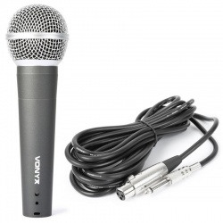 Mikrofon dynamiczny doręczny Vonyx DM58 przewód 5 metrów jack