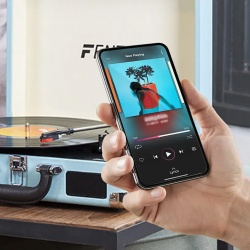 Gramofon z Bluetooth w walizce Fenton RP115 płyta WINYL przenośny różne kolory