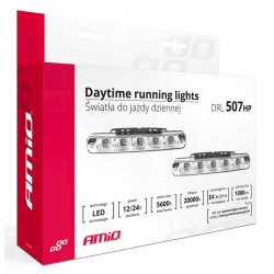 Światła do jazdy dziennej AMiO DRL 507 HP LED