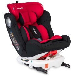 Obrotowy fotelik samochodowy Spinway Pro grupy ECE 0+ / I / II / III system SIP Isofix Top Tether