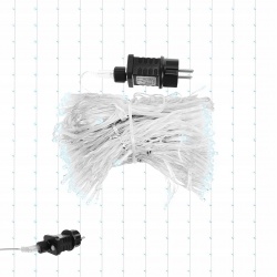 Lampki choinkowe kurtyna 300 LED 30V na choinkę ścianę IP44 zewnętrzne 8 programów
