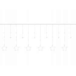 Kurtyna gwiazdy lampki choinkowe 138 LED IP44 zewnętrzne na budynek 31V