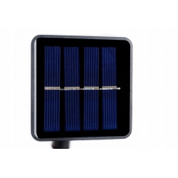 Lampki zewnętrzne 200 LED dekoracyjne panel solarny IP44 solarne białe kolorowe