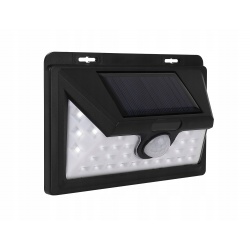 Lampa solarna ścienna boczne diody świeci na bok 32 LED czujnik ruchu zmierzchu