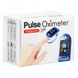 Pulsoksymetr przenośny napalcowy medyczny pulsometr tętno Oximeter na baterie