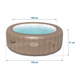 Dmuchane jacuzzi SPA z masażem Palm Springs 196 x 71 cm Bestway 60017 dla 6 osób