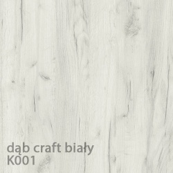 Półka szerokości 120cm wenge olcha dąb Craft biały sonoma 2 przegrody dzielące