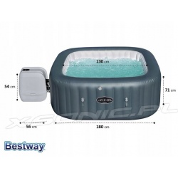 Dmuchane SPA Hawaii 140 AirJet oraz 8 dysz masujących 180 x 180 x 71 cm Bestway 60031