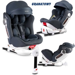 Fotelik samochodowy OBROTOWY 360° Ricokids STIGO ISOFIX od 0 - 36 kg pasy