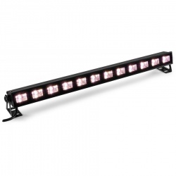 Belka ultrafiolet LED BAR UV 12x 3W BeamZ BUVW123 oświetlenie ściany