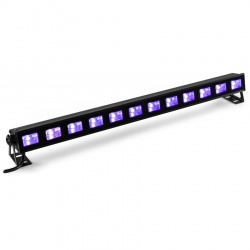 Belka ultrafiolet LED BAR UV 12x 3W BeamZ BUVW123 oświetlenie ściany