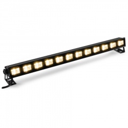 Belka ultrafiolet LED BAR UV 12x 3W BeamZ BUVW123 oświetlenie ściany