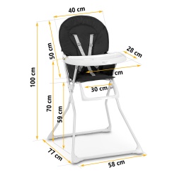 Krzesełko do karmienia Fando stolik dla dzieci 6 - 36 miesięcy
