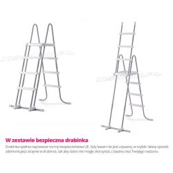 Basen ogrodowy 488 x 122 cm stelażowy Ultra XTR Frame 21w1 INTEX 26326