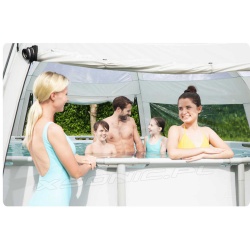 Namiot do basenów ogrodowych i SPA jacuzzi 6 x 6 x 2,95m Bestway 58612