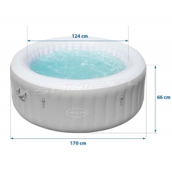 Dmuchane jacuzzi Santa Lucia 170 x 66 cm Lay-Z Spa Bestway 60037 podgrzewacz