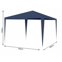 Pawilon ogrodowy namiot 3x3 metry zadaszenie altana ogrodowa