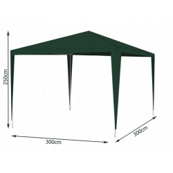 Pawilon ogrodowy namiot 3x3 metry zadaszenie altana ogrodowa